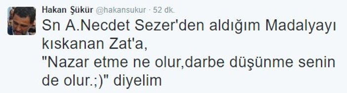 Nedim Şener, Hakan Şükür'le Twitter'da tartıştı