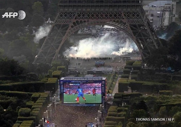 Paris'te maç sonrası olaylar çıktı