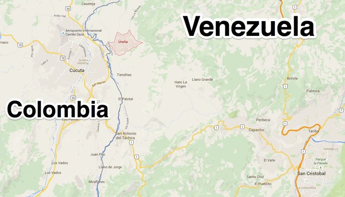 Venezuela Kolombiya sınır kapısını açtı