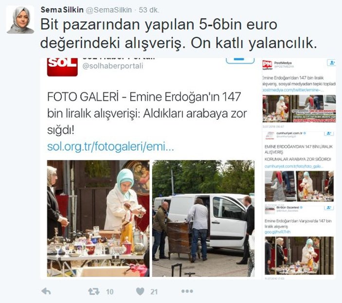 Emine Erdoğan 147 bin liralık alışveriş yaptı yalanı