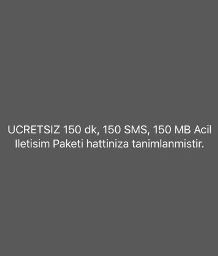 Turkcell ve Türk Telekom'dan acil iletişim desteği