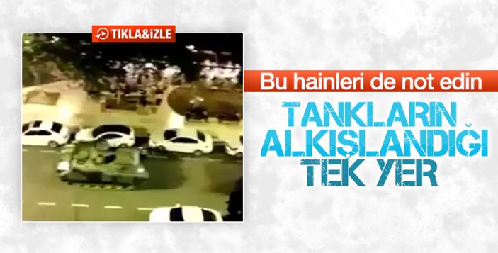 Darbeci askerlerin vatandaşı vurma anı