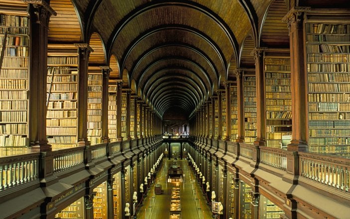Dublin'in 300 yıllık majestik kütüphanesi