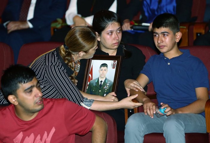 Erdoğan şehit çocuklarına yakın ilgi gösterdi