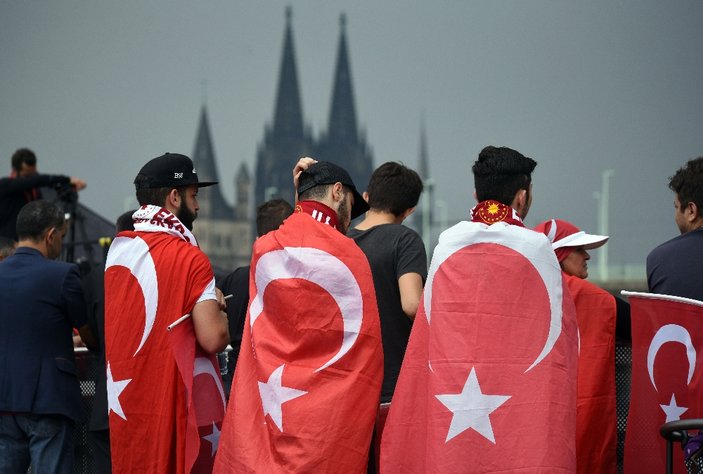 Köln'de Cumhurbaşkanı Erdoğan'ın mesajı okundu