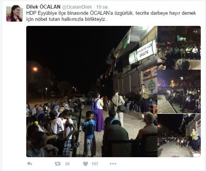 HDP Şanlıurfa'da Öcalan nöbetinde