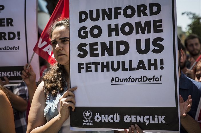ABD'nin Ankara Büyükelçiliği önünde protesto
