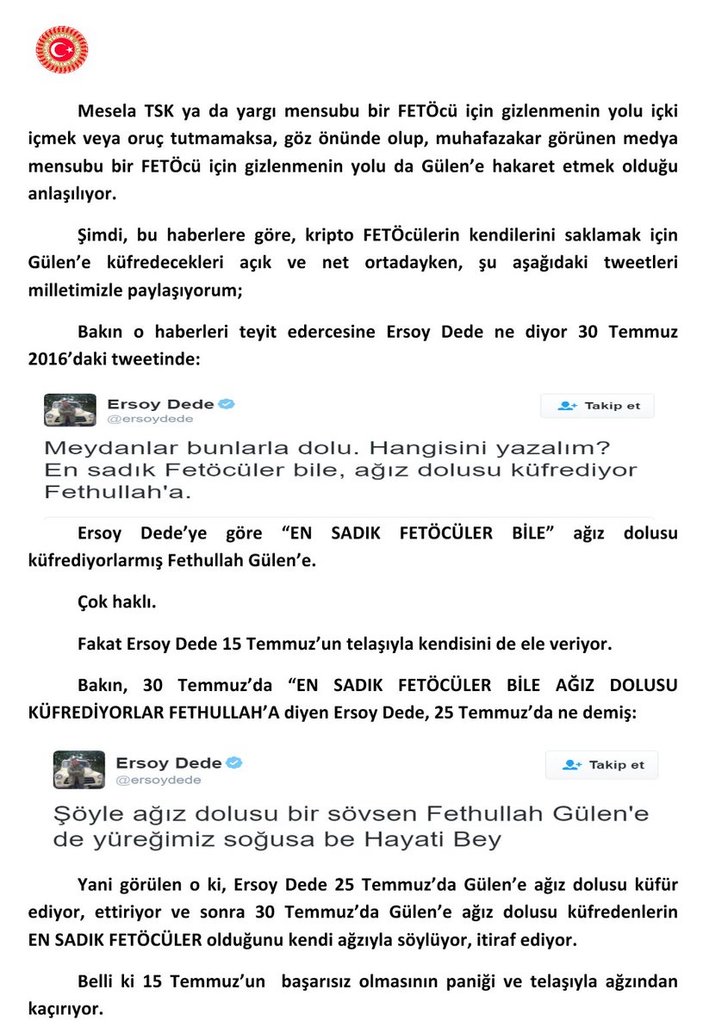 Bülent Arınç'tan 9 sayfalık açıklama