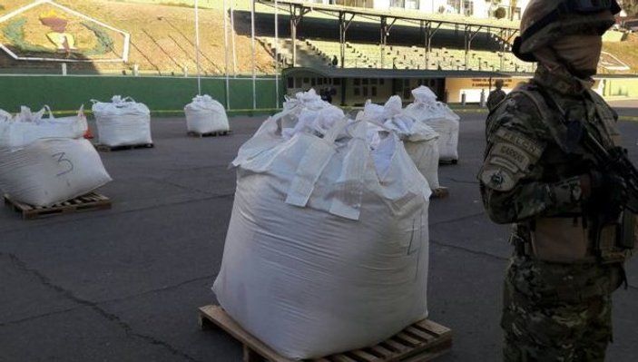 Bolivya'da 7,5 ton kokain yakalandı