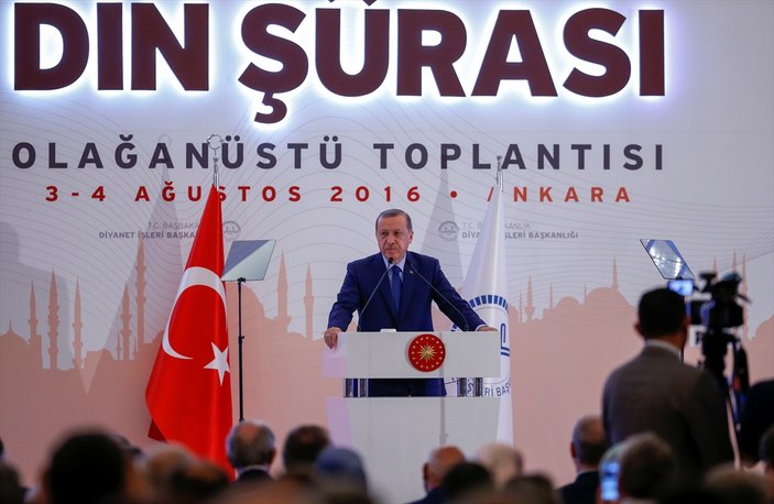 Cumhurbaşkanı Erdoğan'ın Din Şurası konuşması