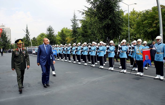 Cumhurbaşkanı Erdoğan Genelkurmay karargahında