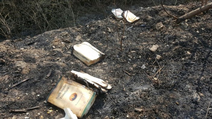 FETÖ’cüler Gülen’in kitaplarını yakarken ormanı yaktı