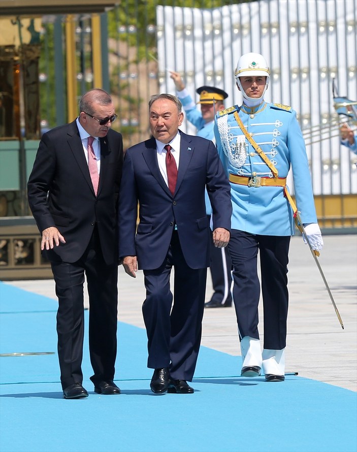 Kazakistan Cumhurbaşkanı Nursultan Nazarbayev Ankara’da