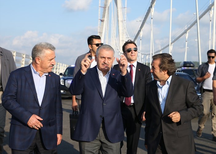 Başbakan Yıldırım 3. Köprü'de