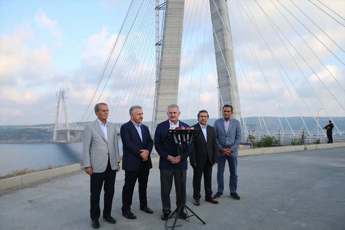 Başbakan 3. Köprü'de konuştu