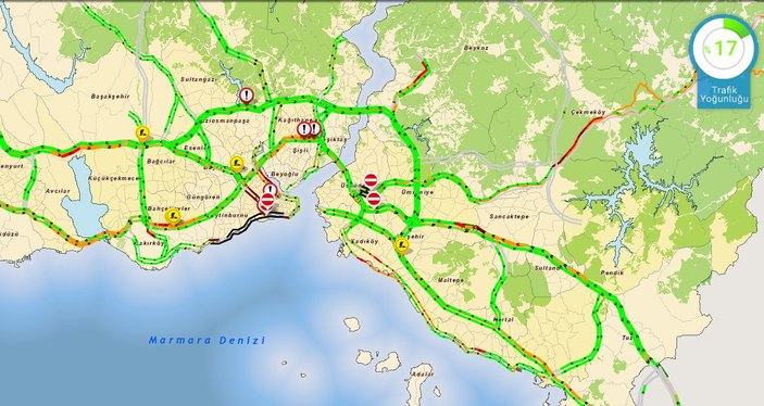 Yenikapı mitingi trafiği rahatlattı