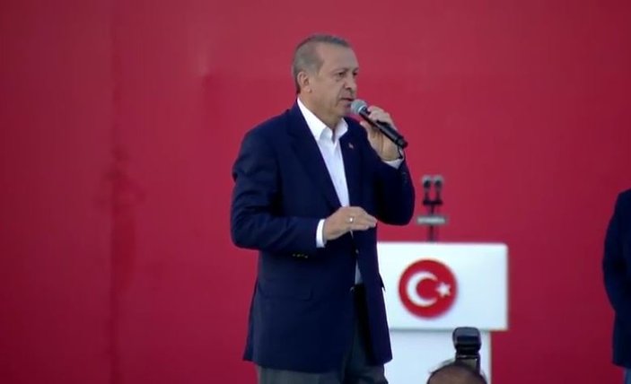 Cumhurbaşkanı Erdoğan'ın Yenikapı konuşması