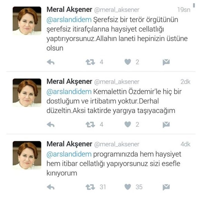 Meral Akşener CNN Türk'teki sözleri duyunca beddua etti