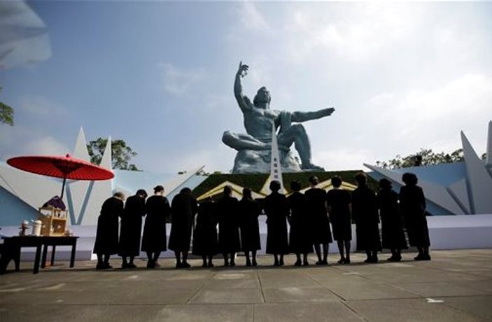 Nagasaki'nin 71'inci yılı törenle anıldı