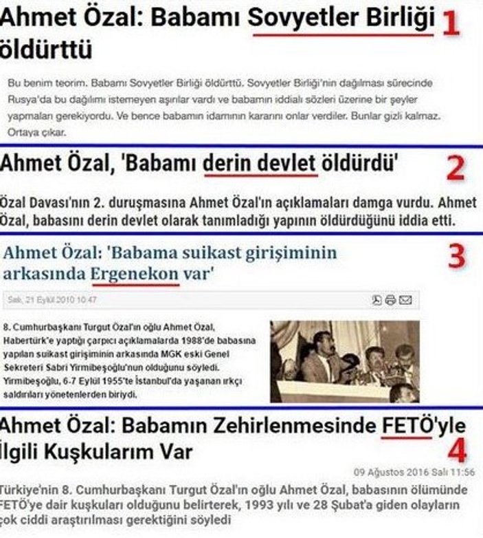 Ahmet Özal'ın FETÖ'yle ilgili kuşkuları var