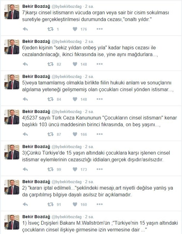 Bozdağ'dan AYM'nin 'çocuk istismarı' kararına açıklama