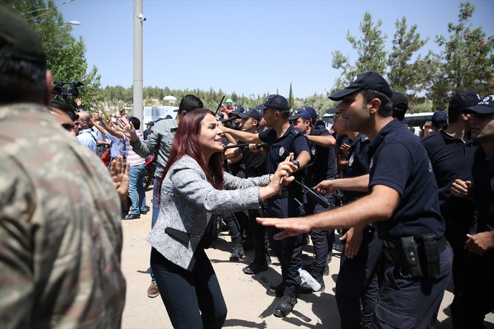 Gaziantep'te HDP provokasyonu