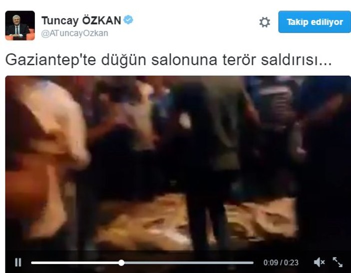 CHP'li vekil Tuncay Özkan Gaziantep'ten görüntü paylaştı