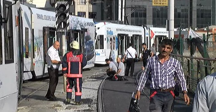 İstanbul’da tramvay kazası: 3 yaralı