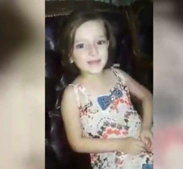 Suriyeli küçük kız şarkı söylerken bomba patladı