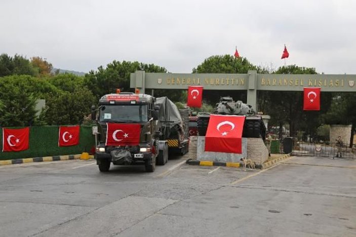 Maltepe'den Gaziantep'e tank sevkiyatı sürüyor