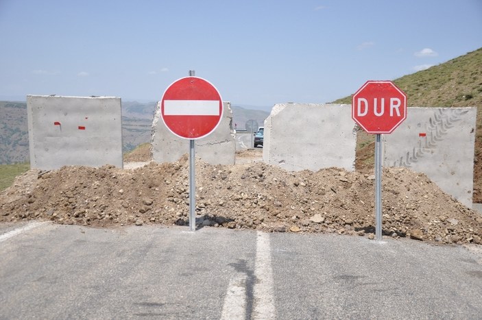 Tunceli-Erzincan yolu ulaşıma kapatıldı