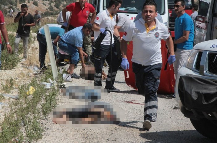 Hatay'da feci kaza: 8 ölü