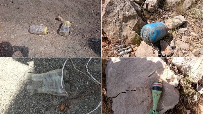Diyarbakır'da yola döşenen bomba imha edildi