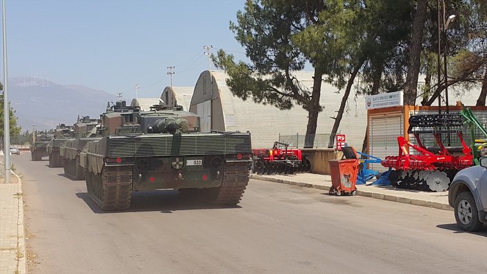 İstanbul'dan Gaziantep'e tank sevkiyatı