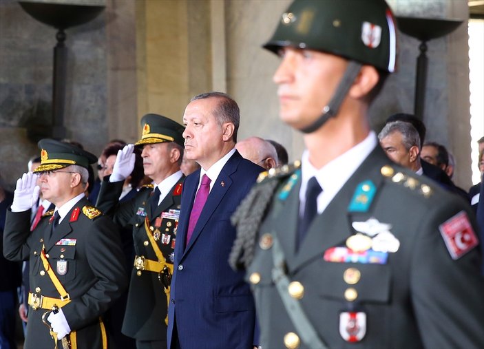Ankara'da 30 Ağustos töreni