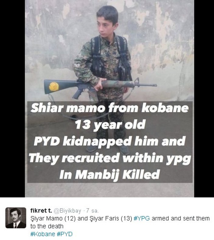 Terör örgütü YPG'nin ölüme gönderdiği çocuklar VİDEO