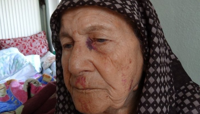 86 yaşındaki kadını gasp eden zanlı torunu çıktı