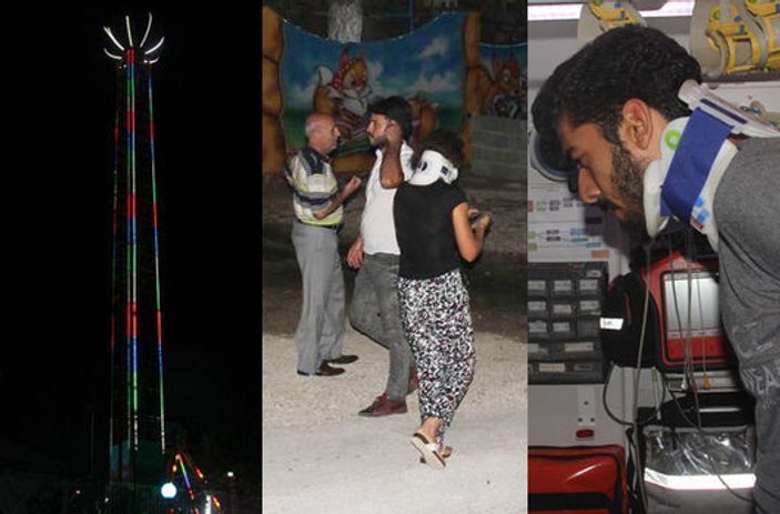 Adana'da lunapark kazası: 11 yaralı
