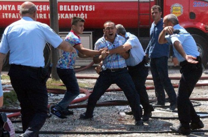 Konya'da atölyede çıkan yangında 15 yaşındaki genç öldü