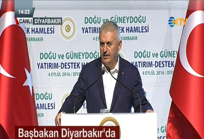 Binali Yıldırım'ın Diyarbakır konuşması