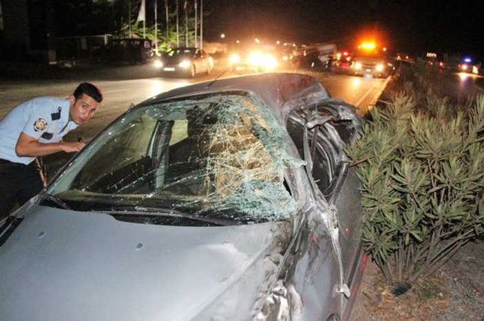 Bodrum'da feci kaza : 1 ölü, 4 yaralı