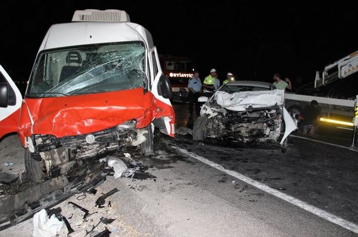 Bodrum'da feci kaza : 1 ölü, 4 yaralı