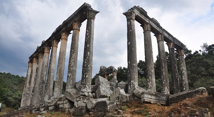 Muğla'daki Zeus tapınağı restore edilecek