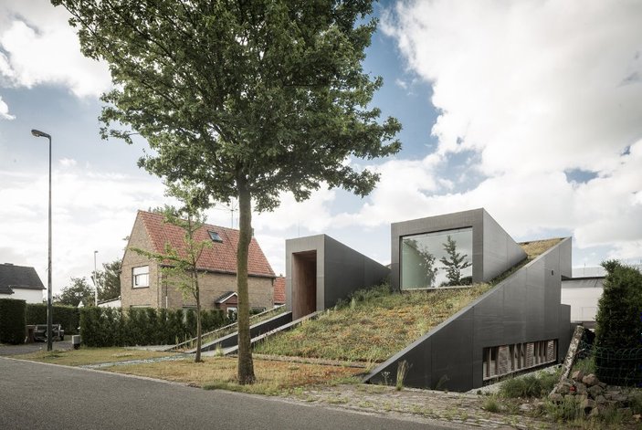 Belçika'da tasarlanan yeraltı evi