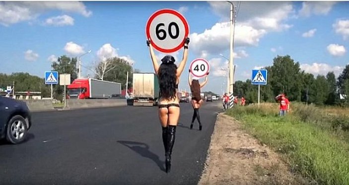 Rusya'da yol güvenliği kampanyası