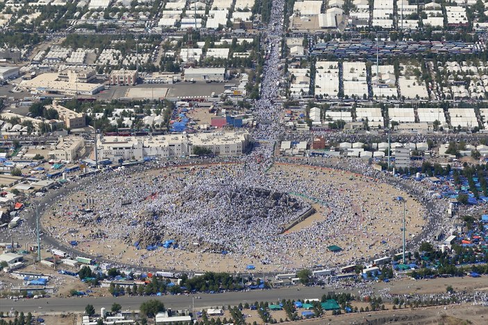 Arafat havadan görüntülendi