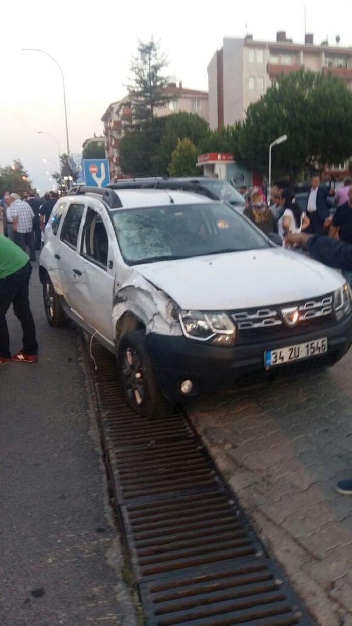 Ordu'da otomobil motosiklete çarptı: 1 ölü, 3 yaralı