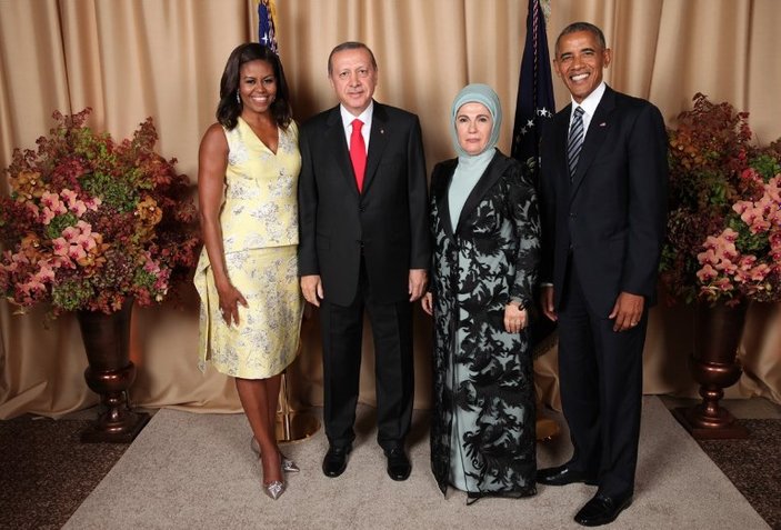 Erdoğan ve Obama çifti aile fotoğrafı çektirdi