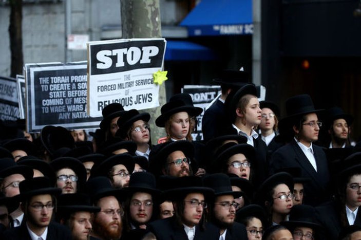 Yahudilerden BM önünde İsrail karşıtı protesto
