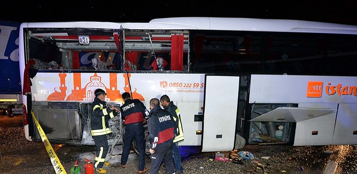 Karabük'te yolcu otobüsleri çarpıştı: 68 yaralı